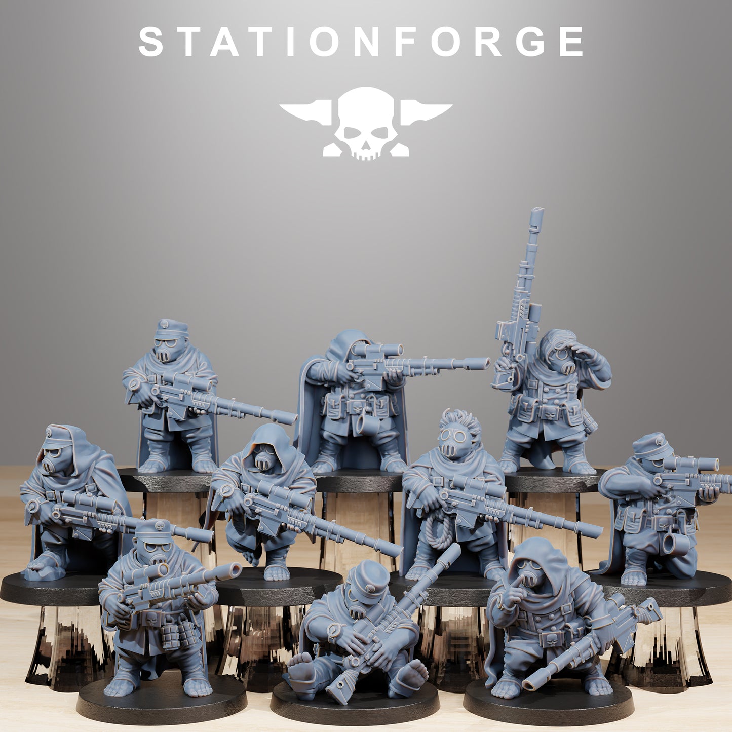 Foto do produto Tabletop 28mm The Printing Goes Ever On (TPGEO) 0: GrimGuard Skulldarts