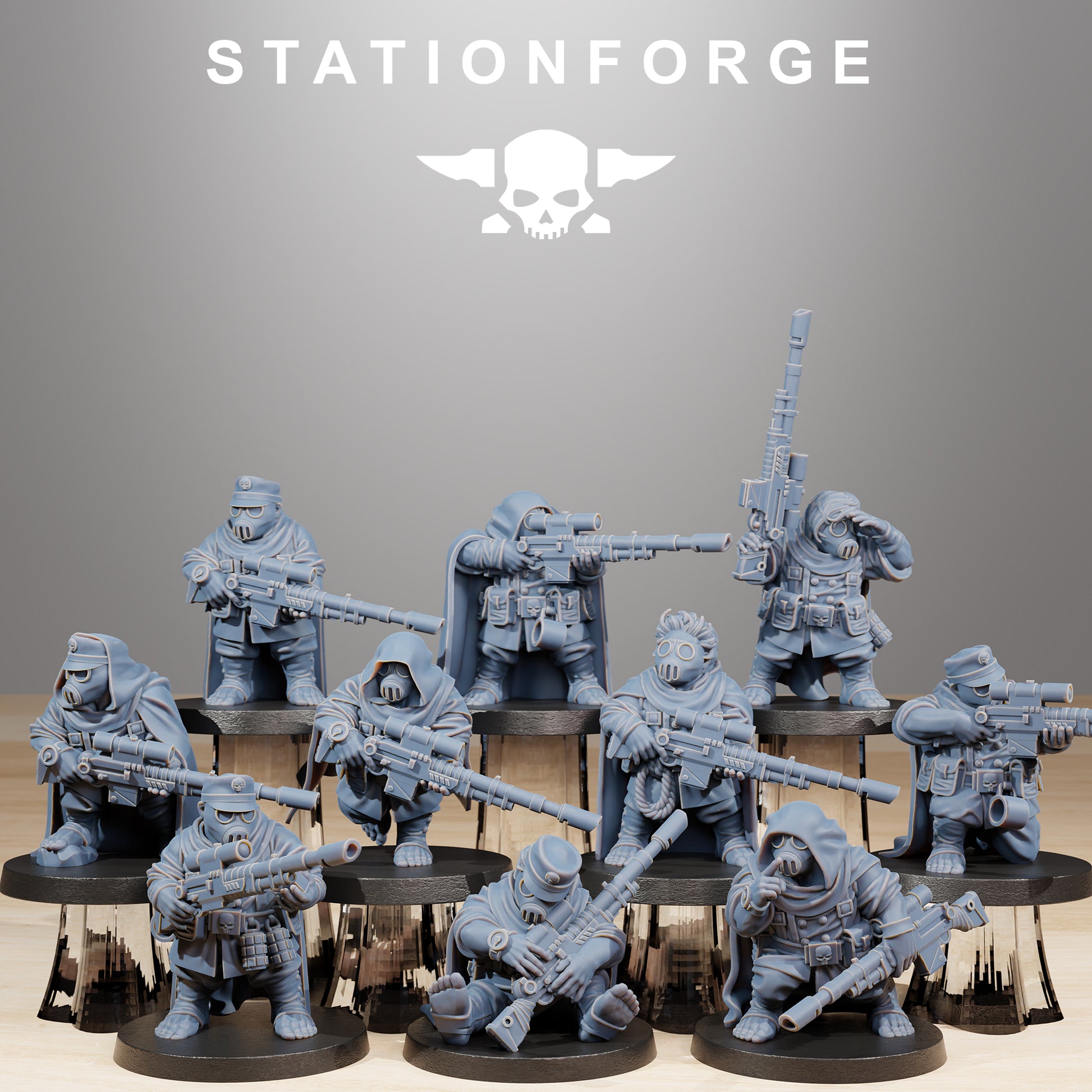 Foto del prodotto Tabletop 28mm The Printing Goes Ever On (TPGEO) 0: GrimGuard Skulldarts