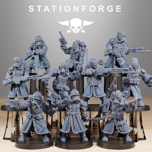 Foto del prodotto Tabletop 28mm The Printing Goes Ever On (TPGEO) 0: GrimGuard Frostwatch