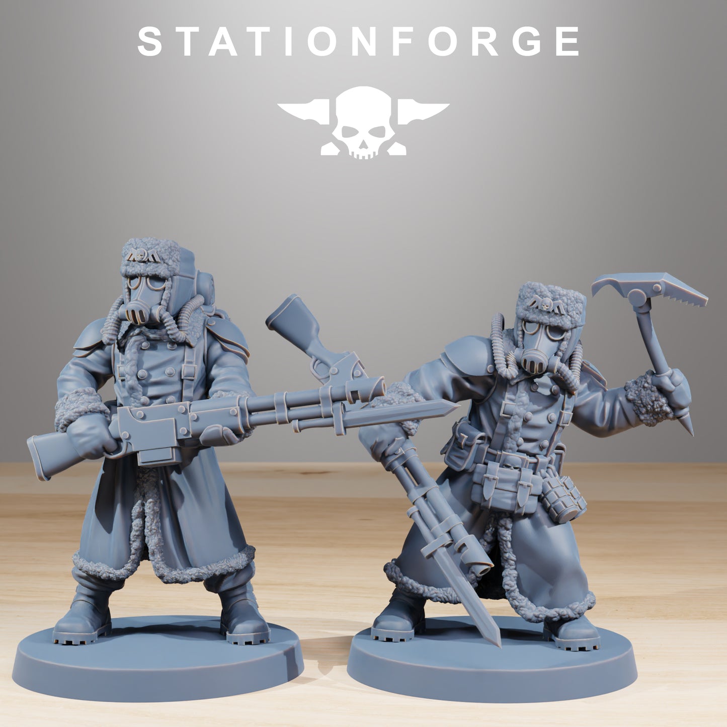 Foto do produto Tabletop 28mm The Printing Goes Ever On (TPGEO) 0: GrimGuard Frostwatch