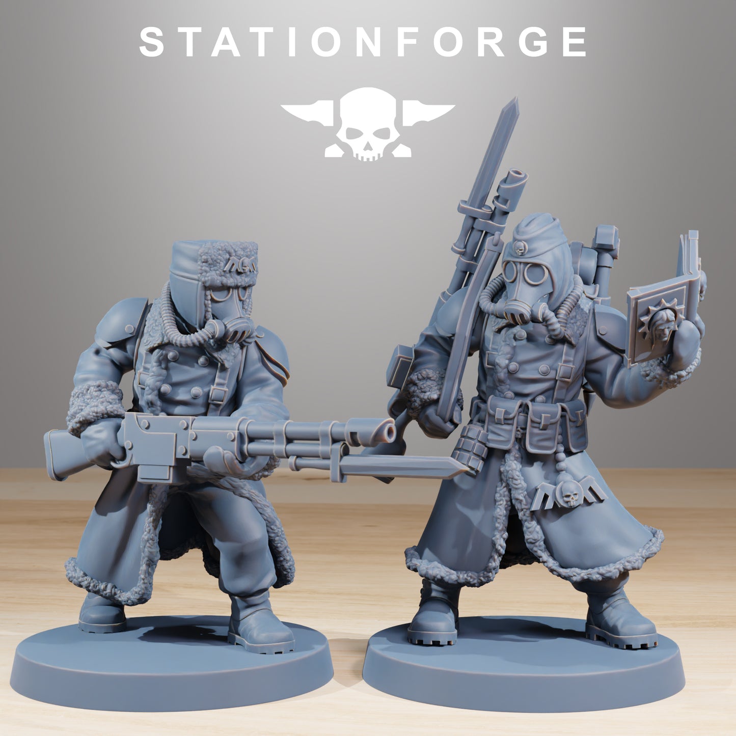 Foto do produto Tabletop 28mm The Printing Goes Ever On (TPGEO) 0: GrimGuard Frostwatch