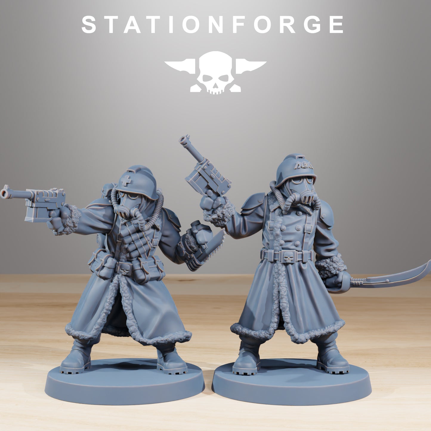 Foto do produto Tabletop 28mm The Printing Goes Ever On (TPGEO) 0: GrimGuard Frostwatch
