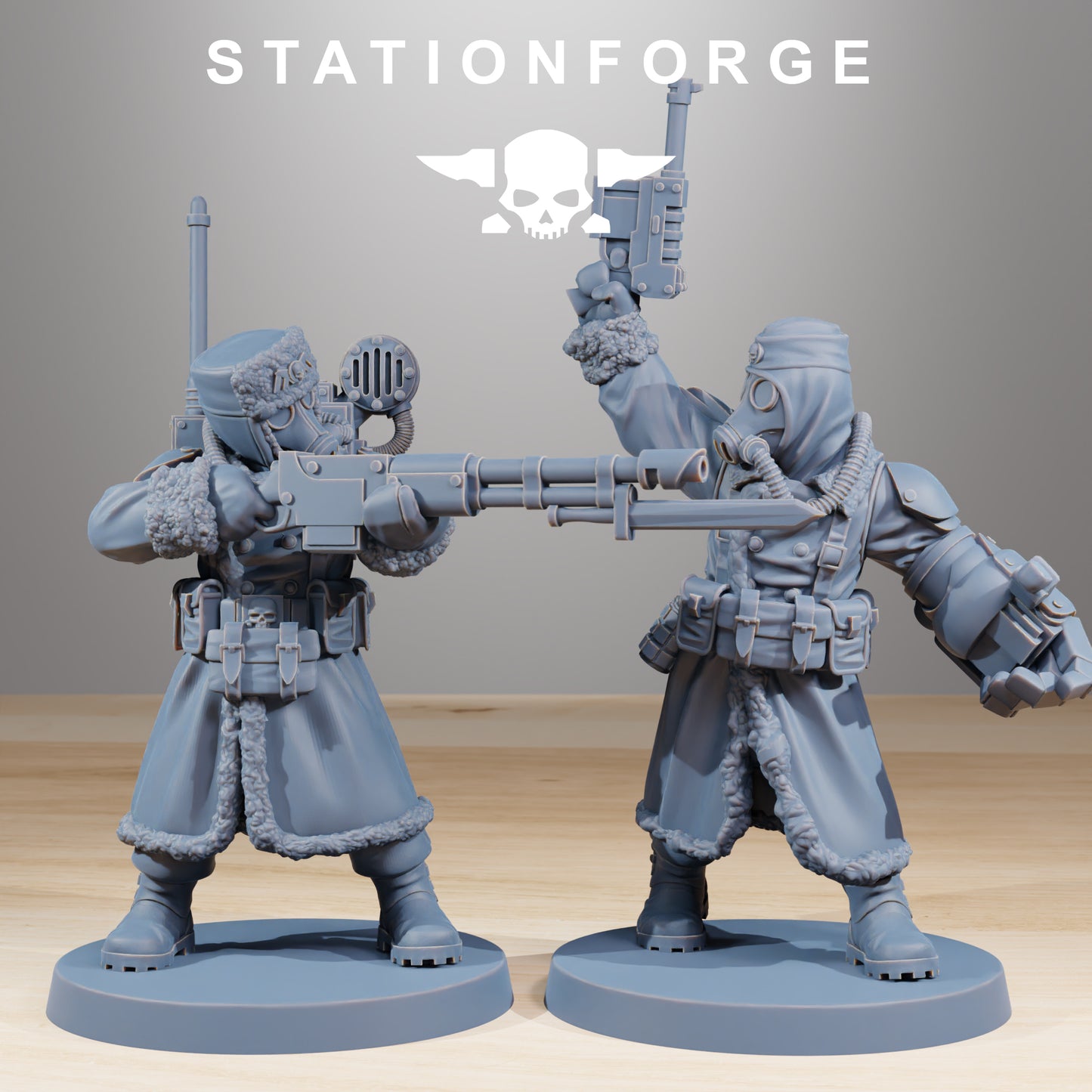 Foto do produto Tabletop 28mm The Printing Goes Ever On (TPGEO) 0: GrimGuard Frostwatch