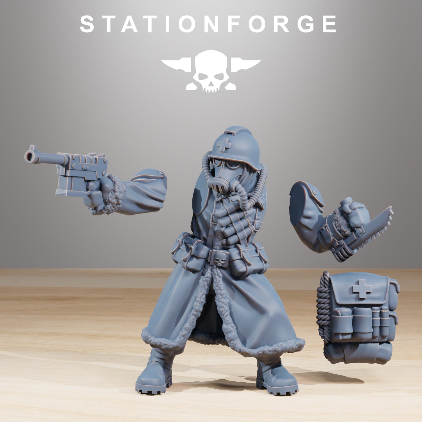 Foto do produto Tabletop 28mm The Printing Goes Ever On (TPGEO) 0: GrimGuard Frostwatch