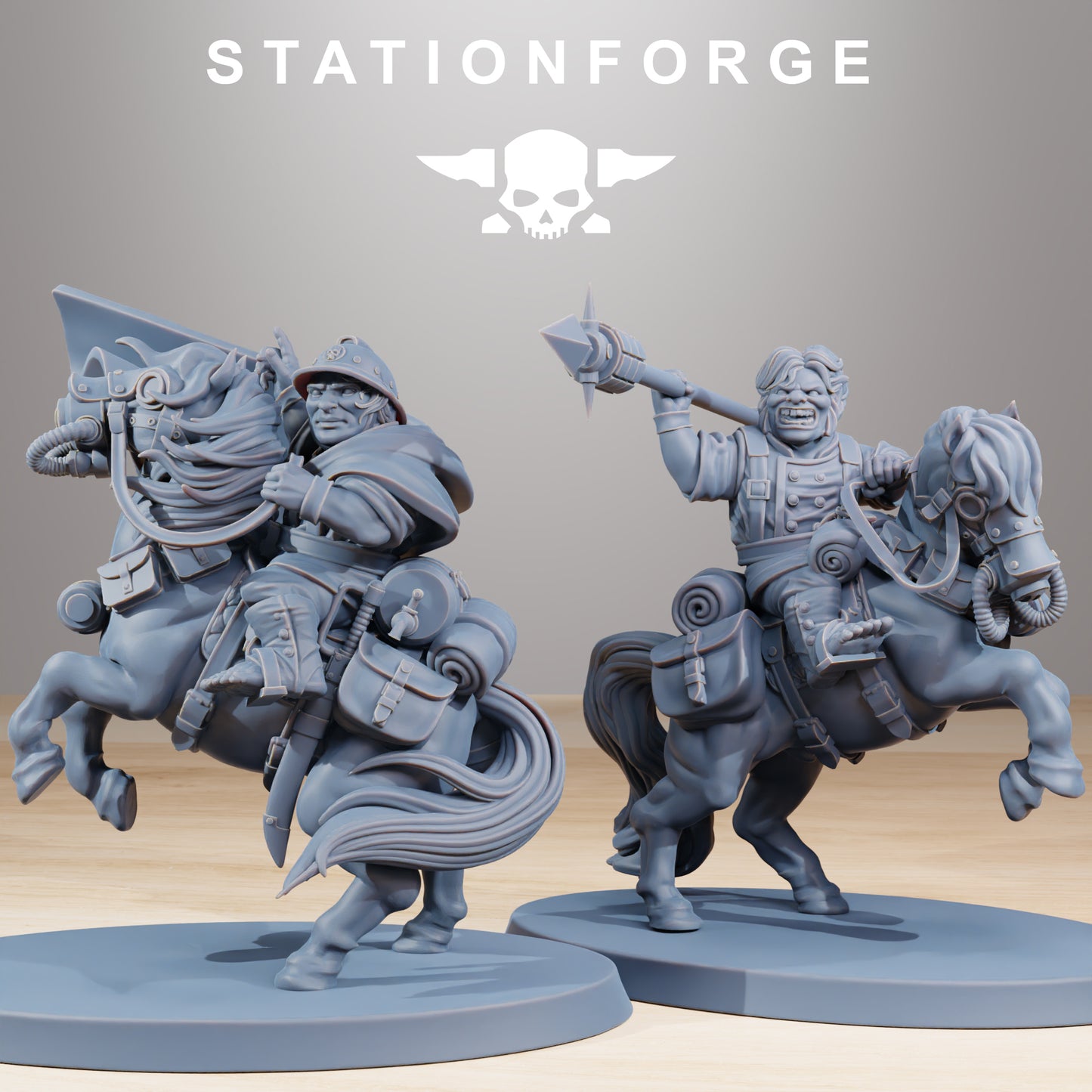 Produktová fotografie Tabletop 28mm The Printing Goes Ever On (TPGEO) 0: GrimGuard Pony Cavalry
