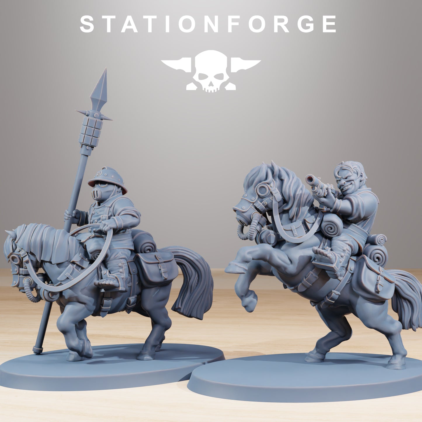 Produktová fotografie Tabletop 28mm The Printing Goes Ever On (TPGEO) 0: GrimGuard Pony Cavalry