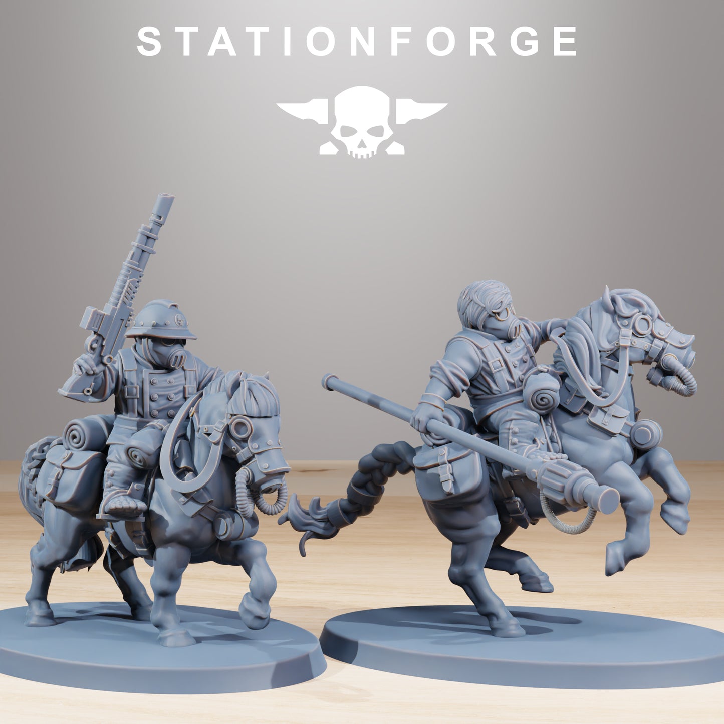 Produktová fotografie Tabletop 28mm The Printing Goes Ever On (TPGEO) 0: GrimGuard Pony Cavalry