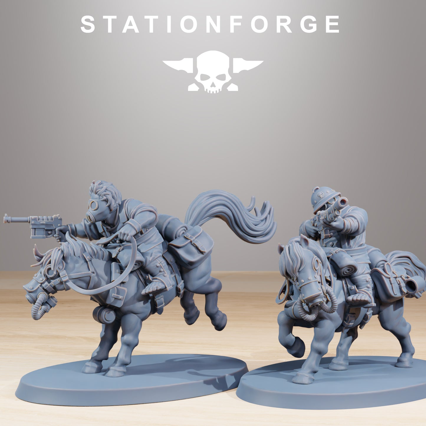 Produktová fotografie Tabletop 28mm The Printing Goes Ever On (TPGEO) 0: GrimGuard Pony Cavalry