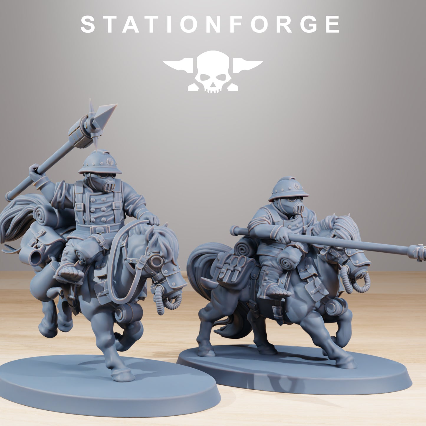 Produktová fotografie Tabletop 28mm The Printing Goes Ever On (TPGEO) 0: GrimGuard Pony Cavalry
