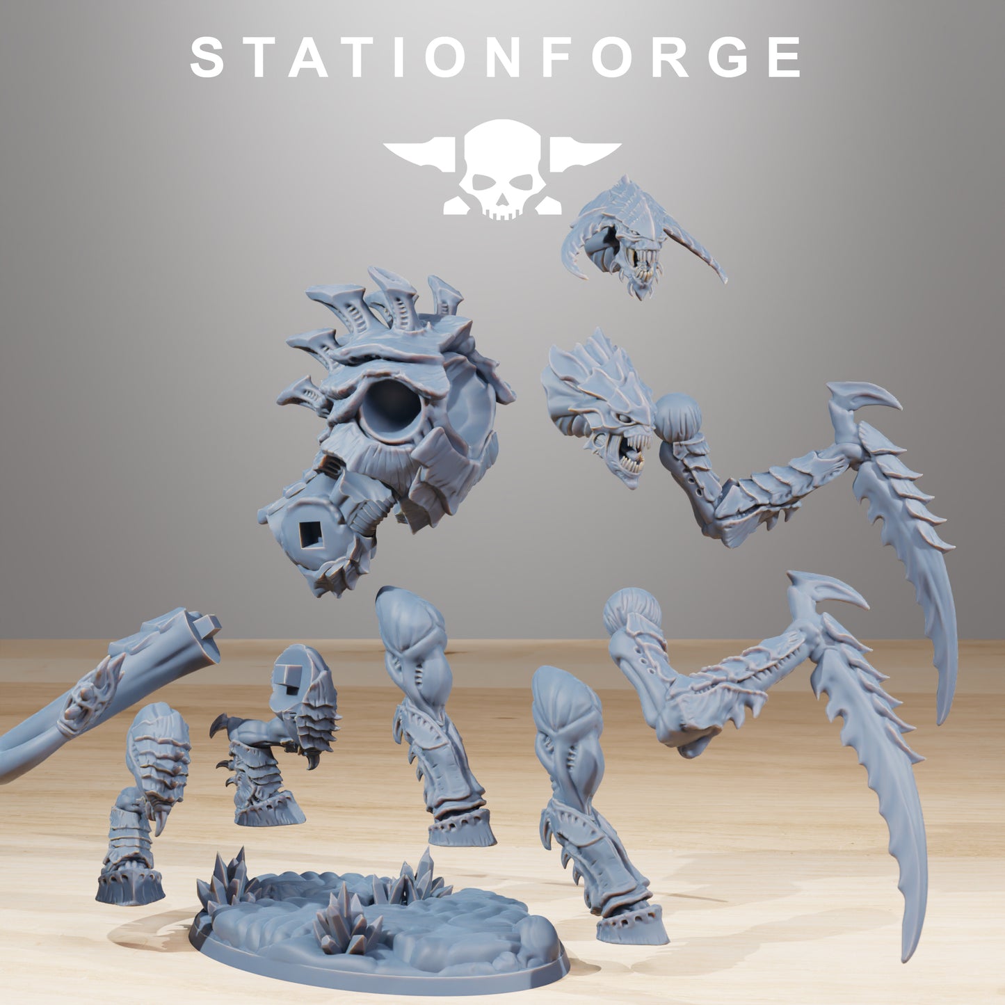 Foto do produto Tabletop 28mm The Printing Goes Ever On (TPGEO) 0: Xenarid Necrothorn