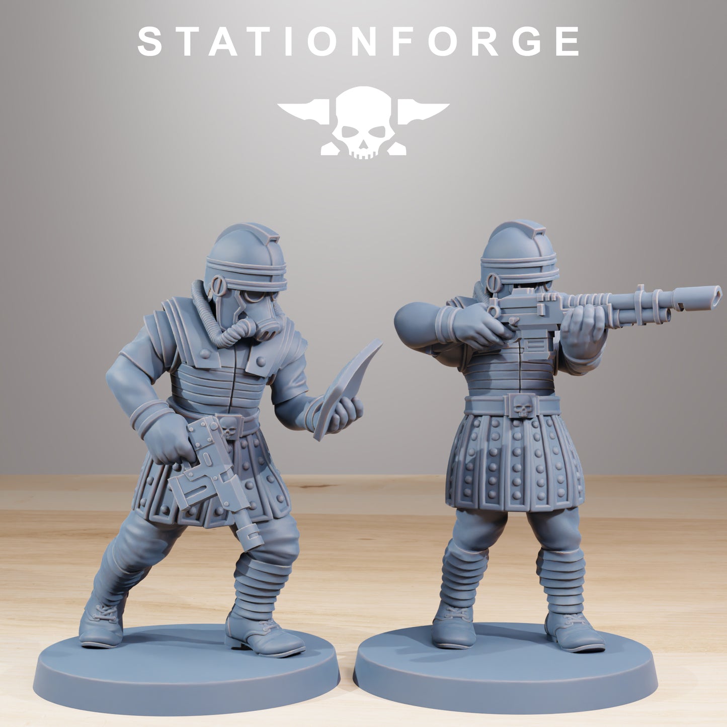 Foto do produto Tabletop 28mm The Printing Goes Ever On (TPGEO) 0: GrimGuard Vexillatio