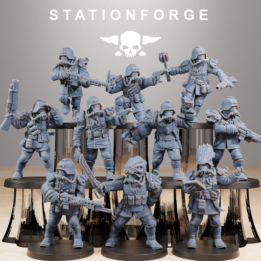 Foto del prodotto Tabletop 28mm The Printing Goes Ever On (TPGEO) 0: GrimGuard Xenarid Hunters