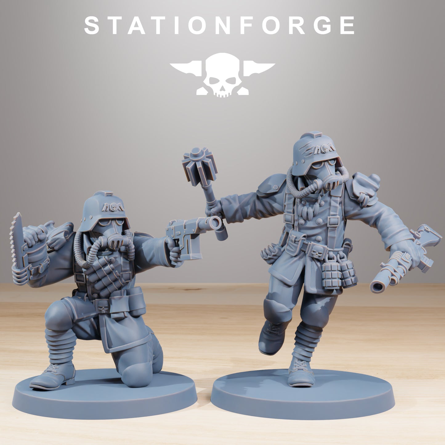 Foto do produto Tabletop 28mm The Printing Goes Ever On (TPGEO) 0: Caçadores Xenarid GrimGuard