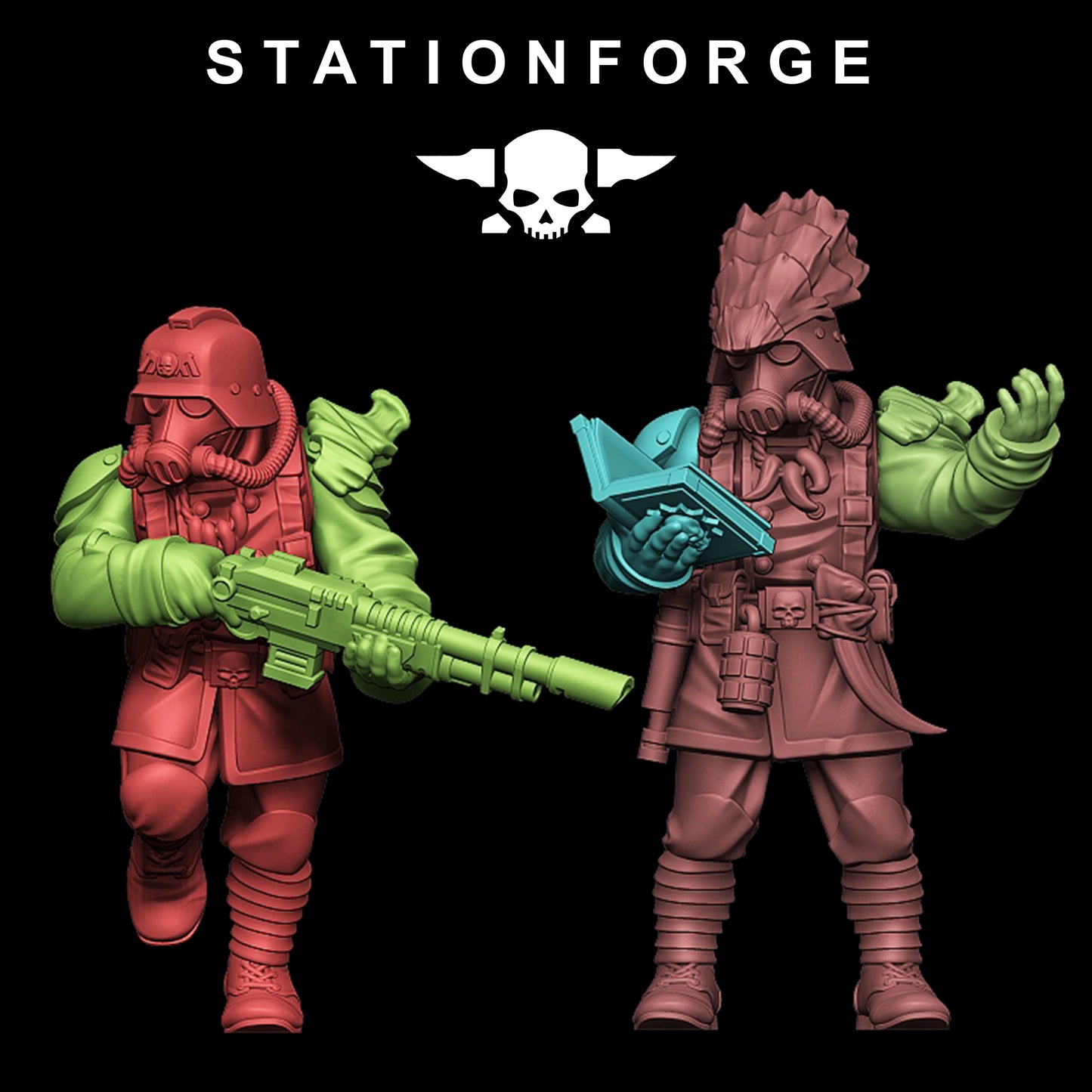 Foto do produto Tabletop 28mm The Printing Goes Ever On (TPGEO) 0: Caçadores Xenarid GrimGuard