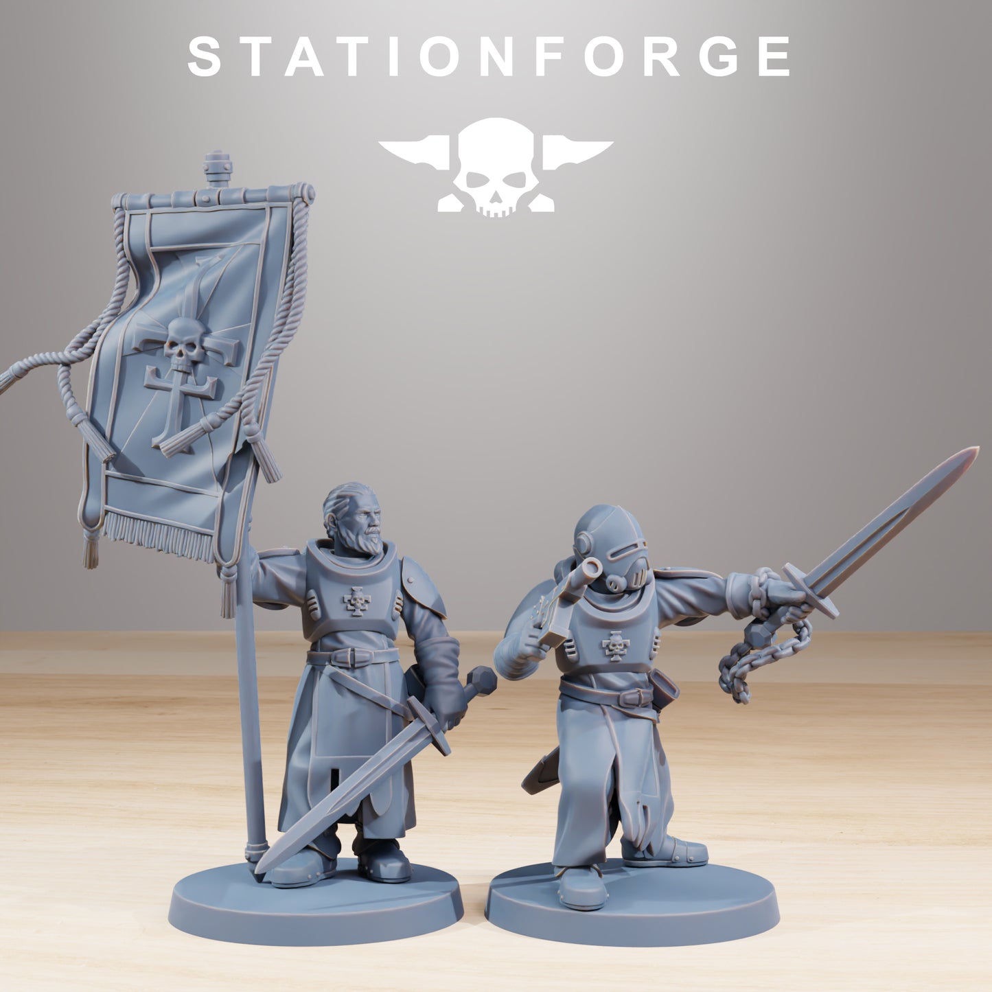 Foto do produto Tabletop 28mm The Printing Goes Ever On (TPGEO) 0: Templários da Guarda Real