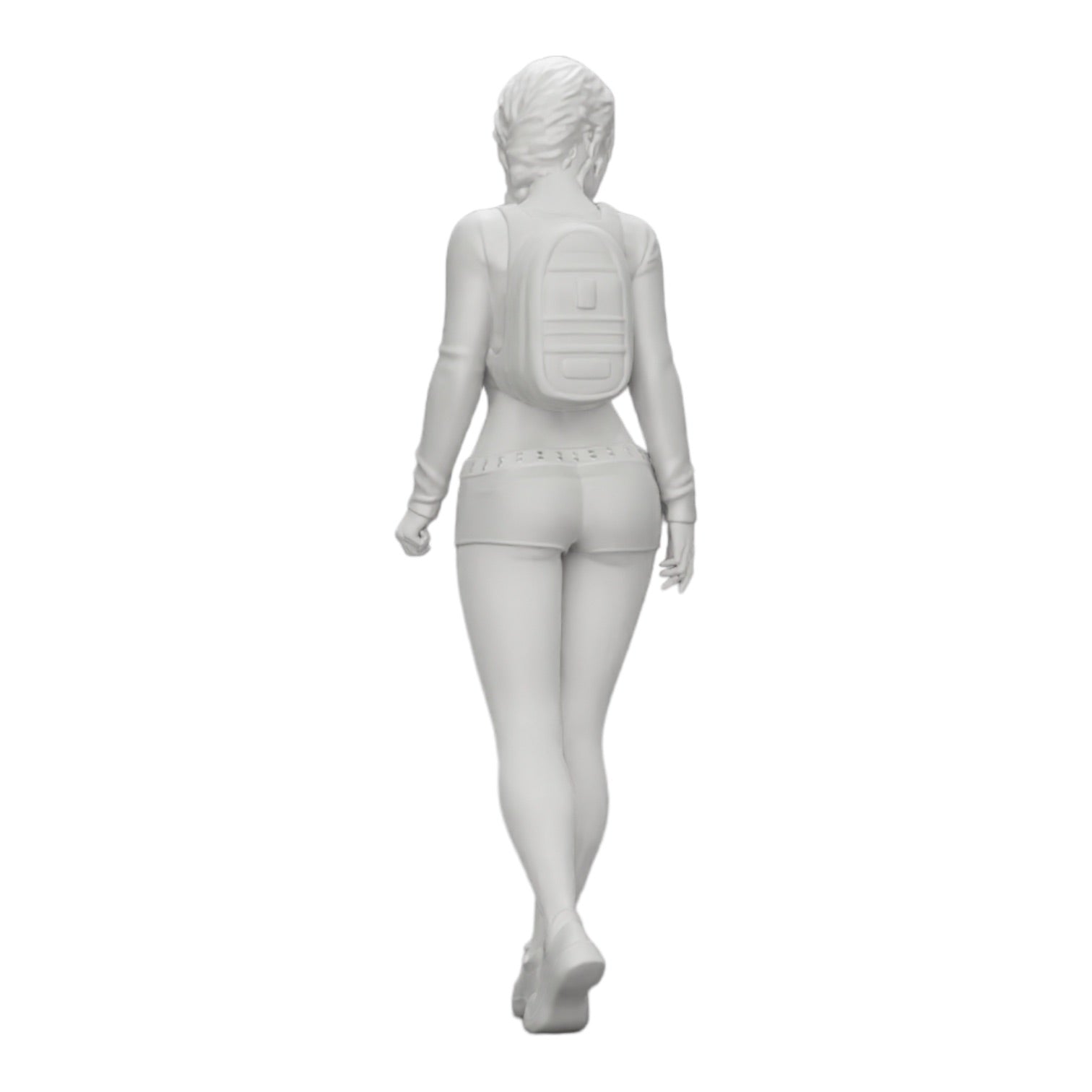 Produktfoto  0: Sexy Mädchen, in Shorts, Minishirt und Rucksack (Ref Nr. A0)