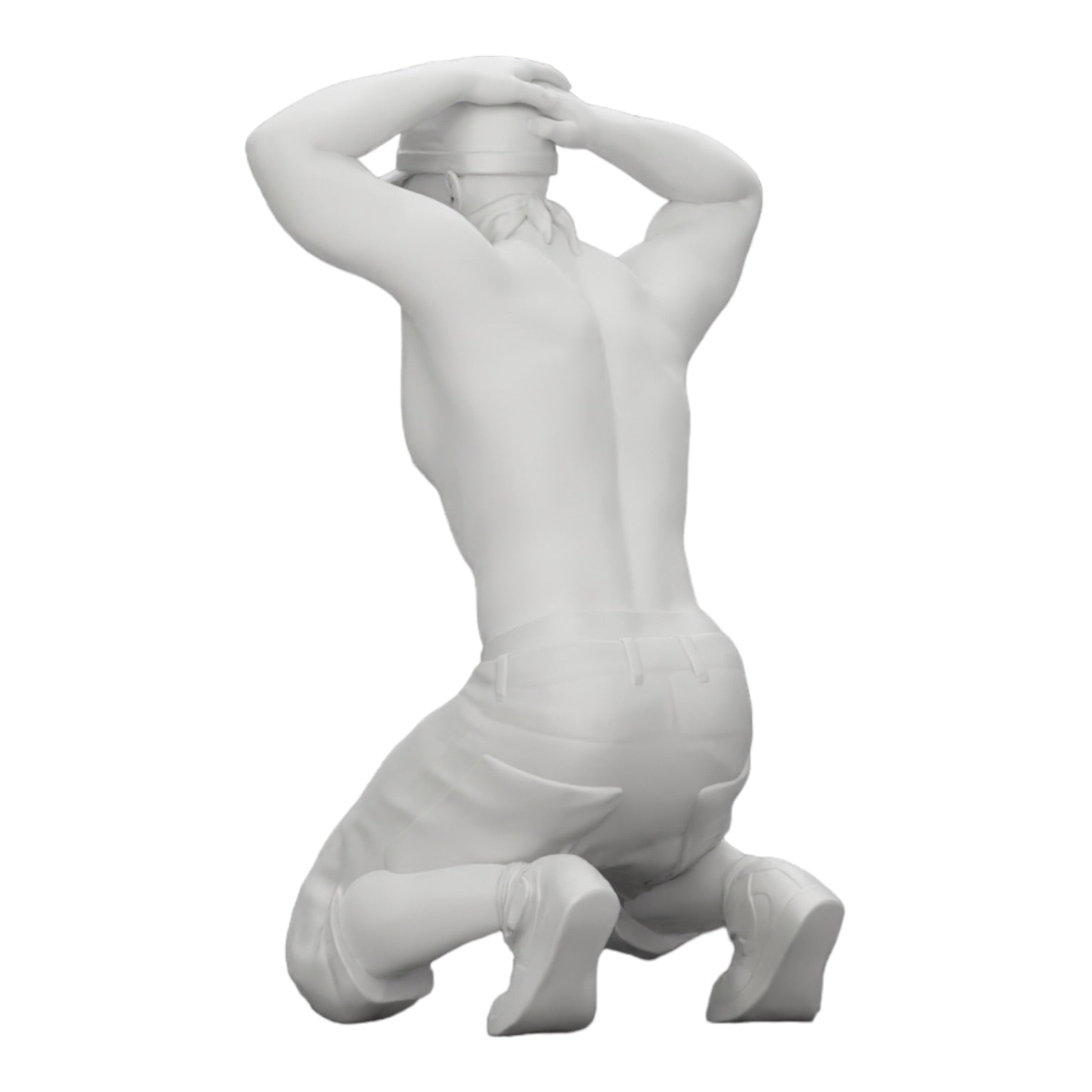 Diorama model building product photo 0: Gangster with mask and hat before arrest (Ref No. A2)