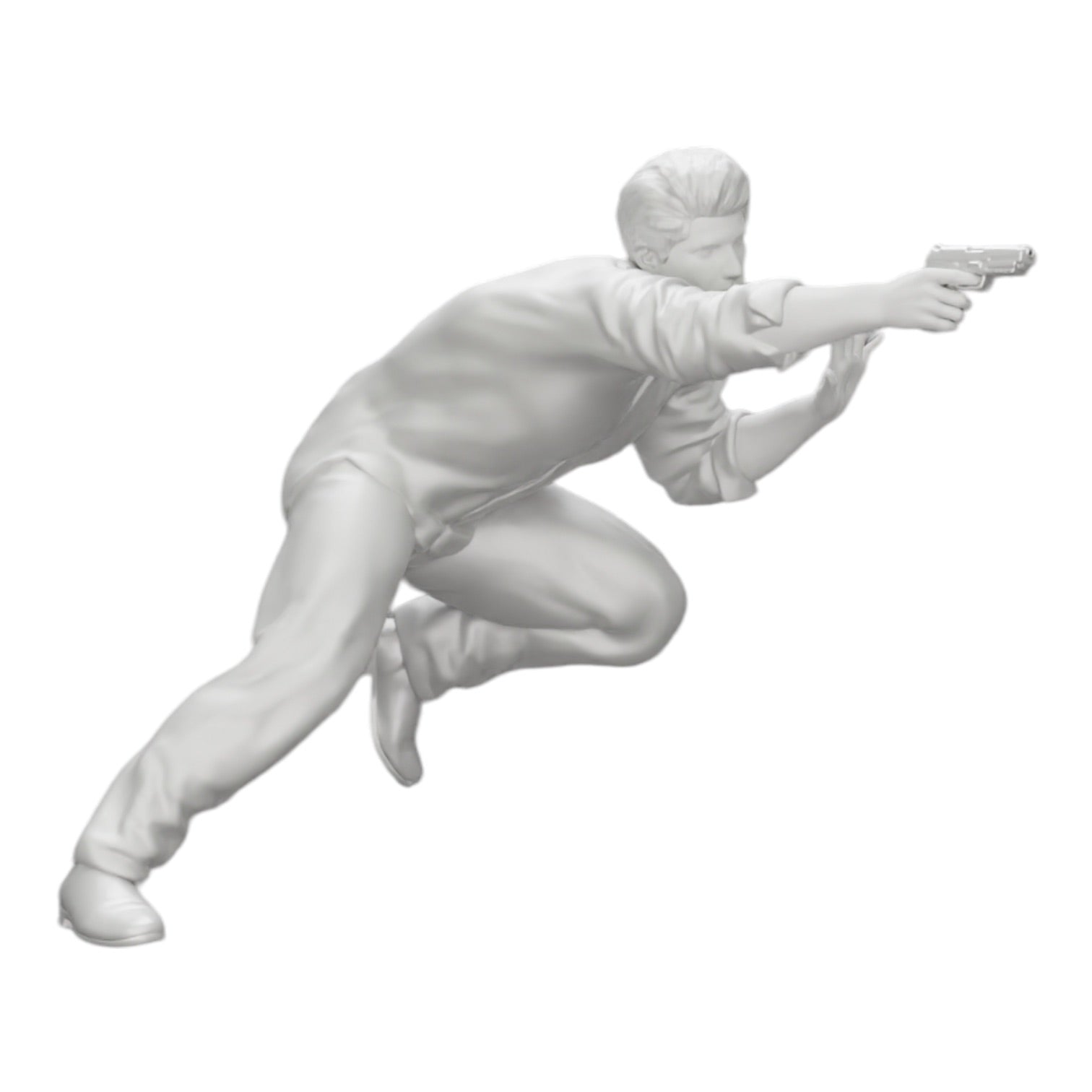 Diorama Modellbau Produktfoto 0: Gangster schießt mit Waffe aus Auto (Ref Nr. A6)