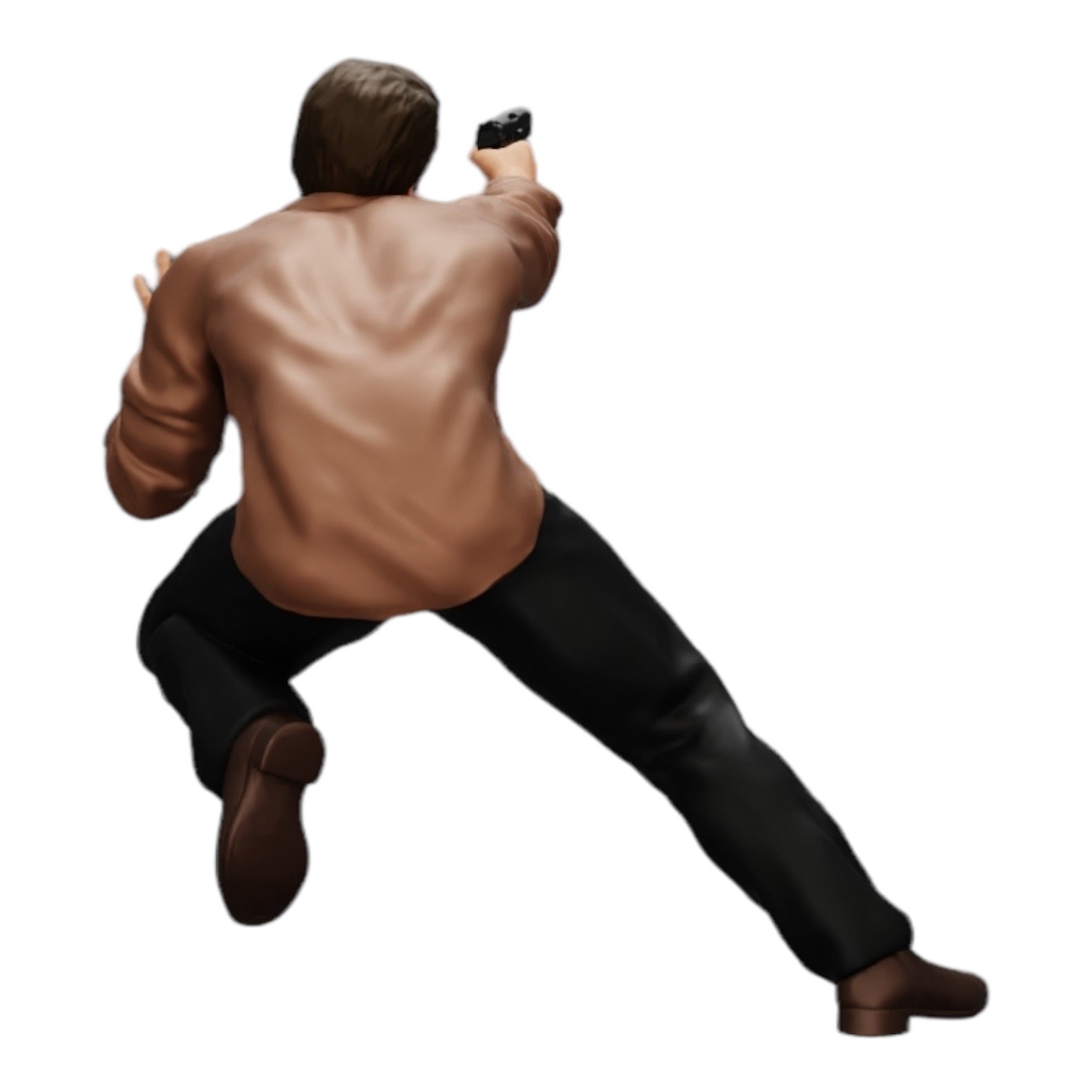 Diorama Modellbau Produktfoto 0: Gangster schießt mit Waffe aus Auto (Ref Nr. A6)