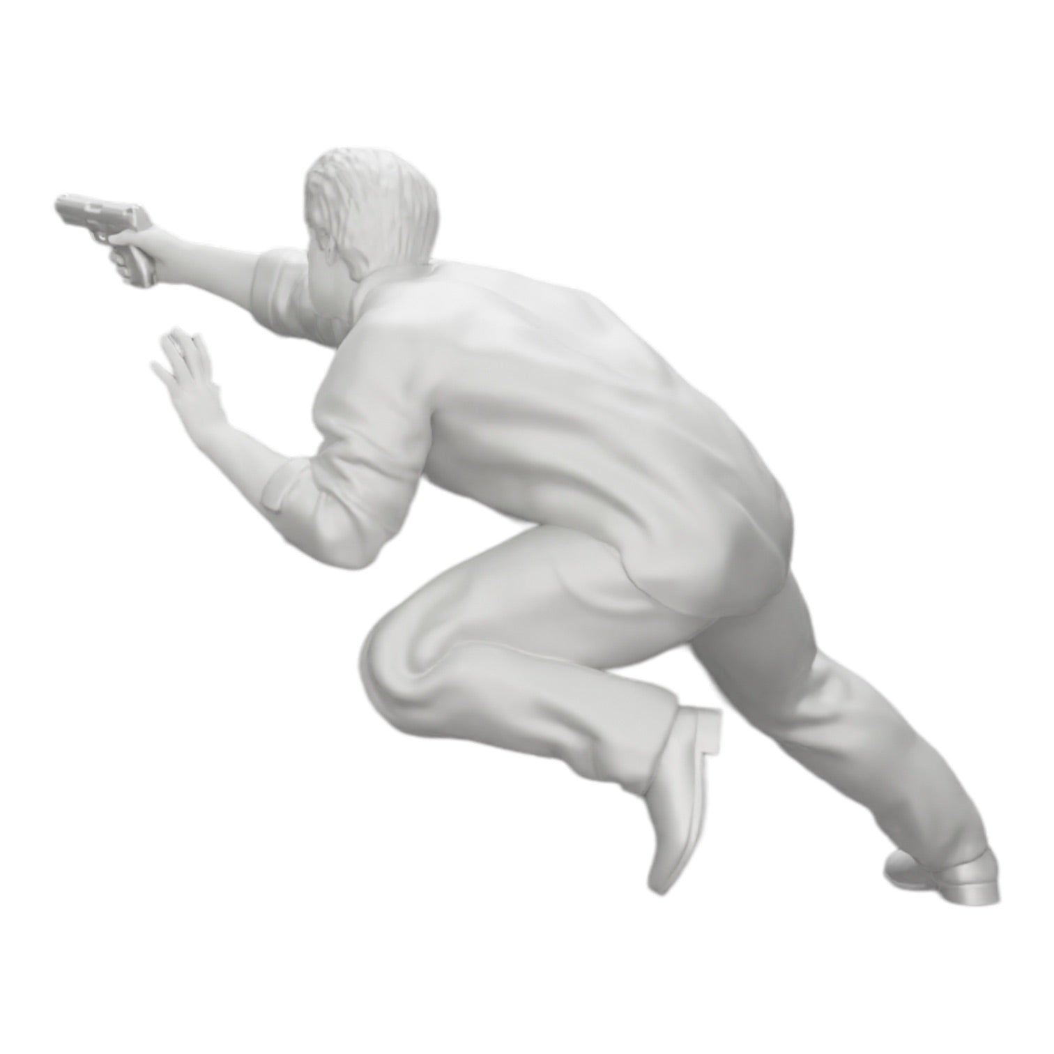 Diorama Modellbau Produktfoto 0: Gangster schießt mit Waffe aus Auto (Ref Nr. A6)