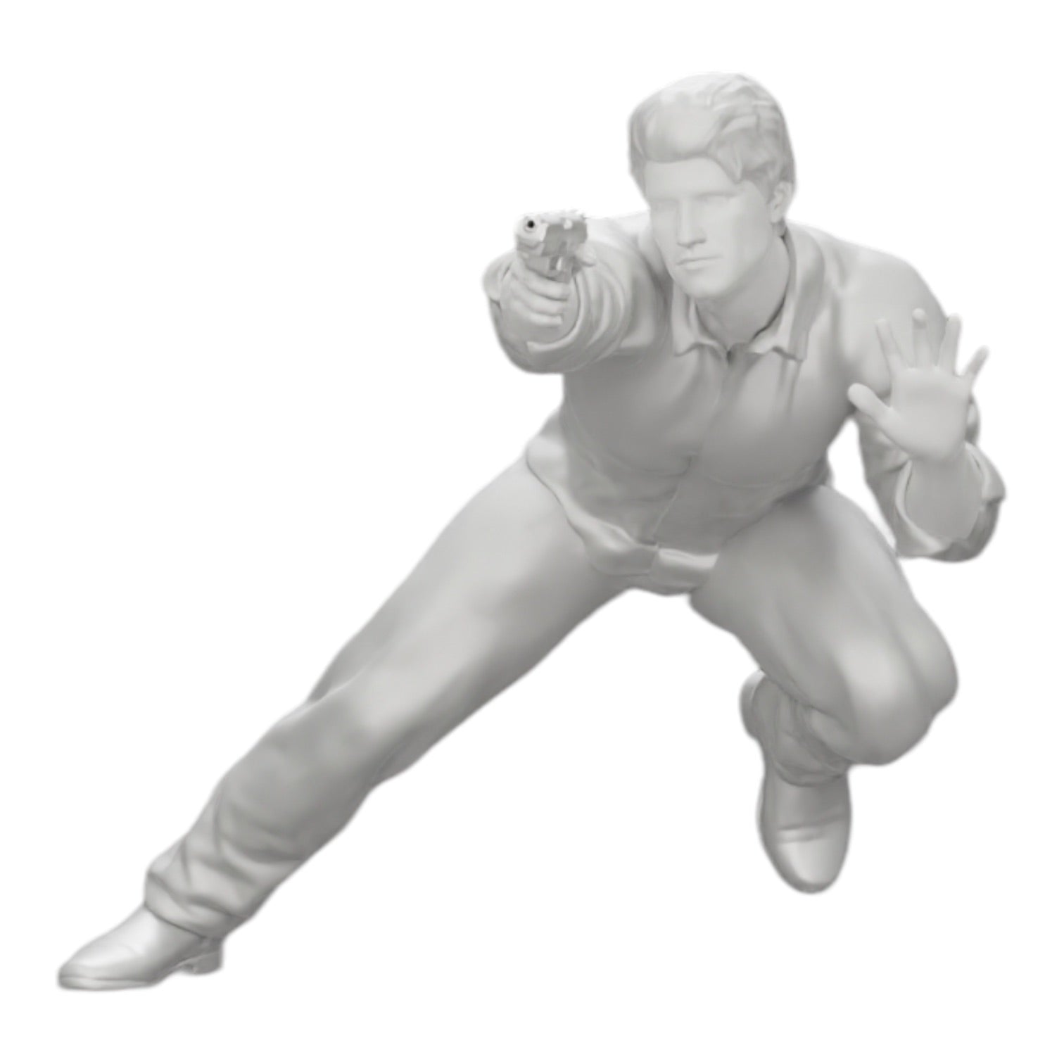 Diorama Modellbau Produktfoto 0: Gangster schießt mit Waffe aus Auto (Ref Nr. A6)