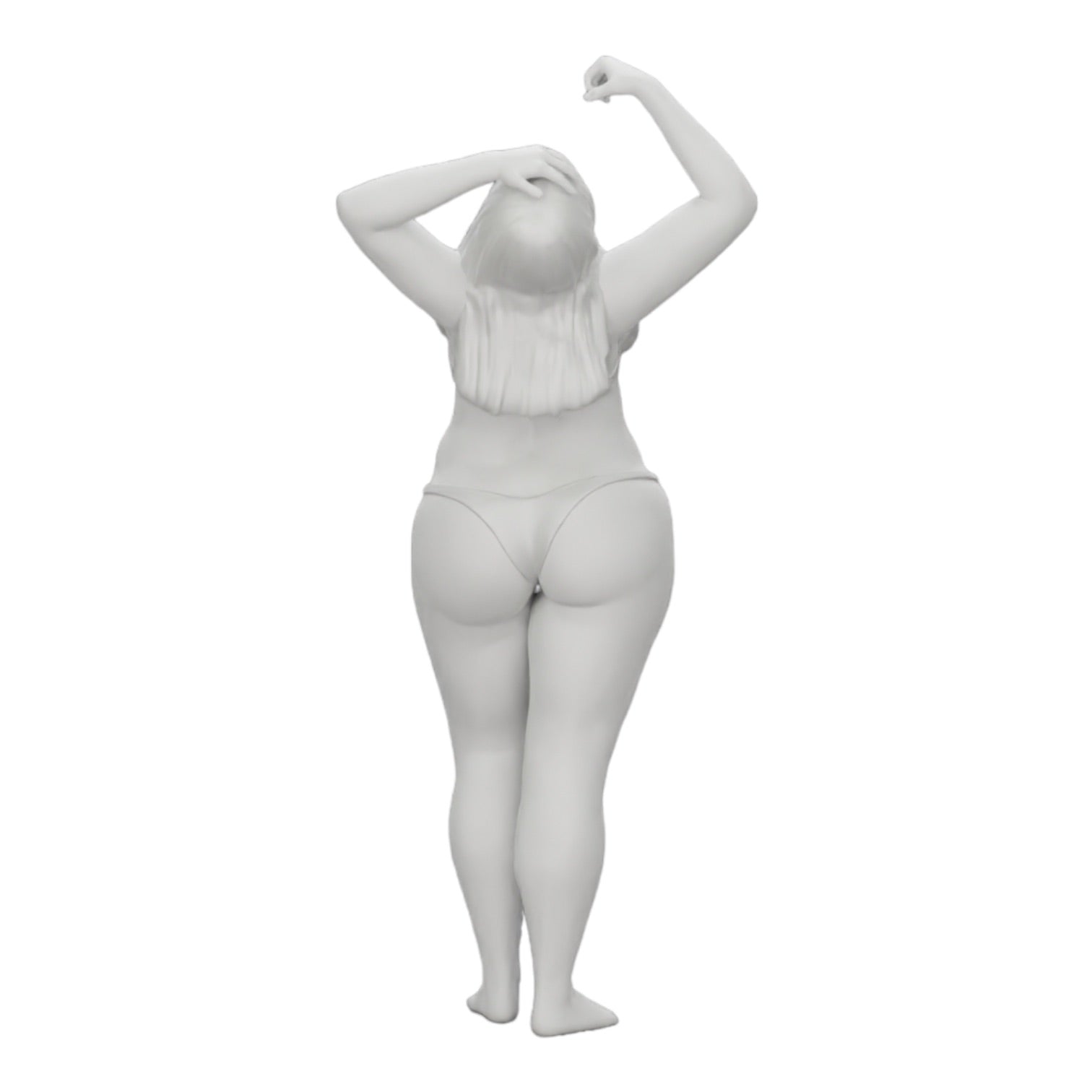 Diorama model building product photo 0: Girl in bikini under the shower (Ref No. A8)