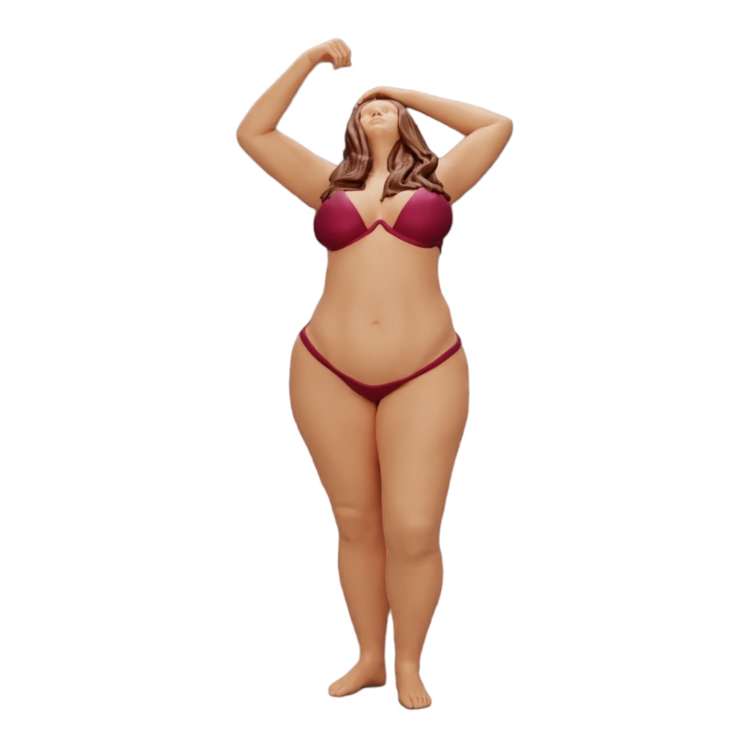 Diorama model building product photo 0: Girl in bikini under the shower (Ref No. A8)