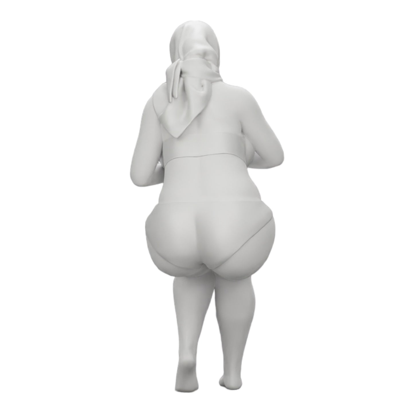 Diorama modelářství produktová fotografie 0: Sexy žena v bikinách a slunečních brýlích s opalovacím krémem na pláži (Ref č. A9)