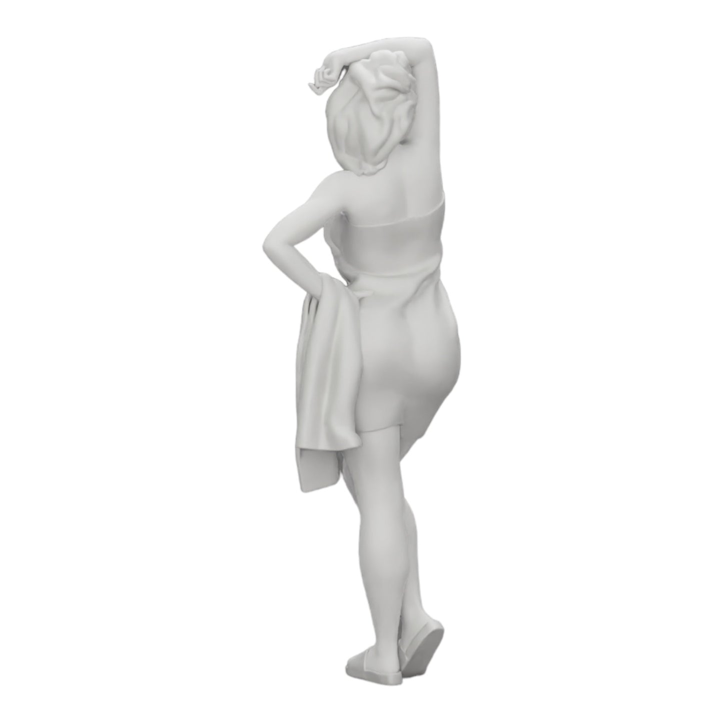 Imagem do produto de diorama: Mulher sexy saindo do chuveiro com roupão e toalha (Ref. Nr. A10)