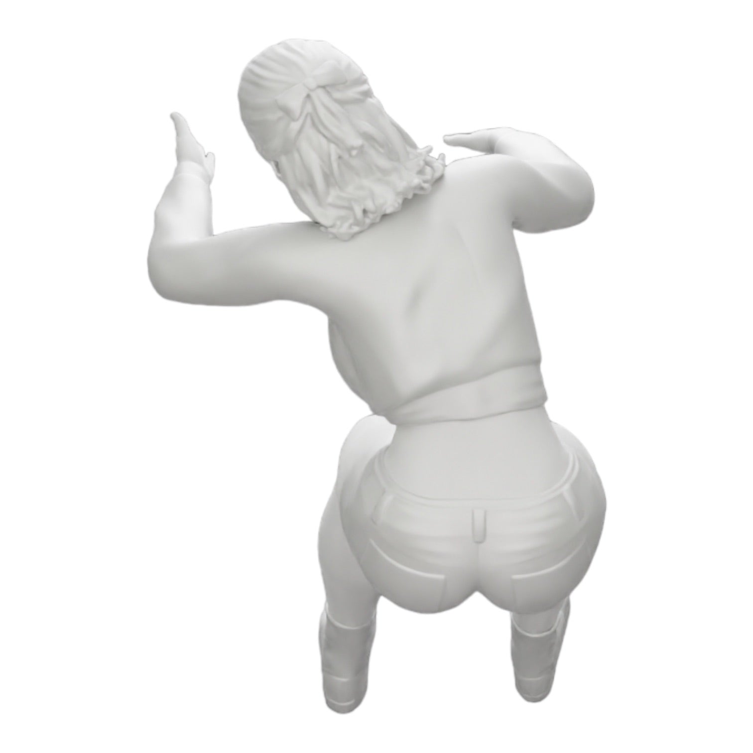 Diorama Modellbau Produktfoto 0: Wütende junge Frau im Minishirt schreit aus dem Auto (Ref Nr. A17)