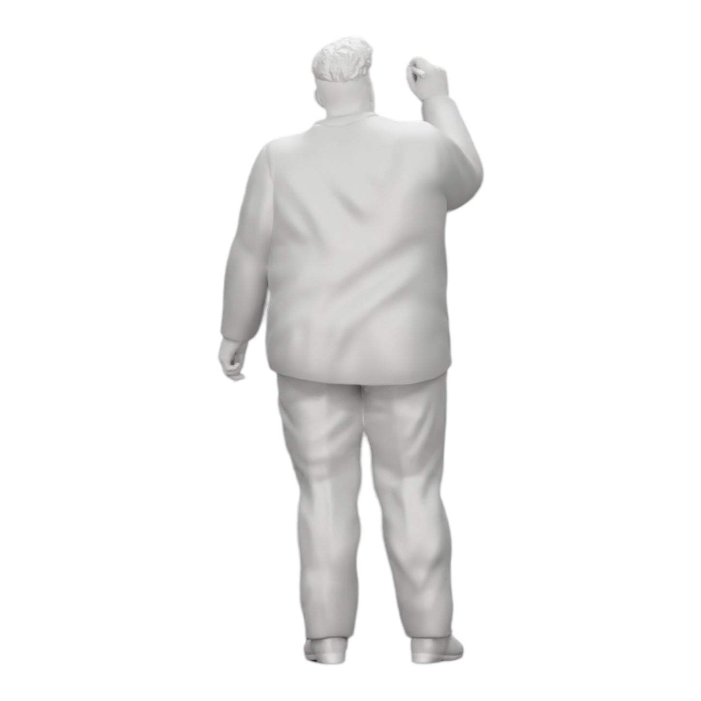 Imagem do produto de diorama: Empresário corpulento escrevendo no quadro branco (Ref Nr. A19)
