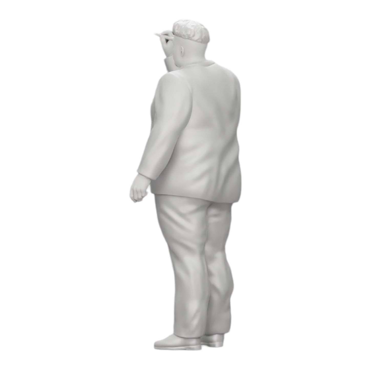 Imagem do produto de diorama: Empresário corpulento escrevendo no quadro branco (Ref Nr. A19)