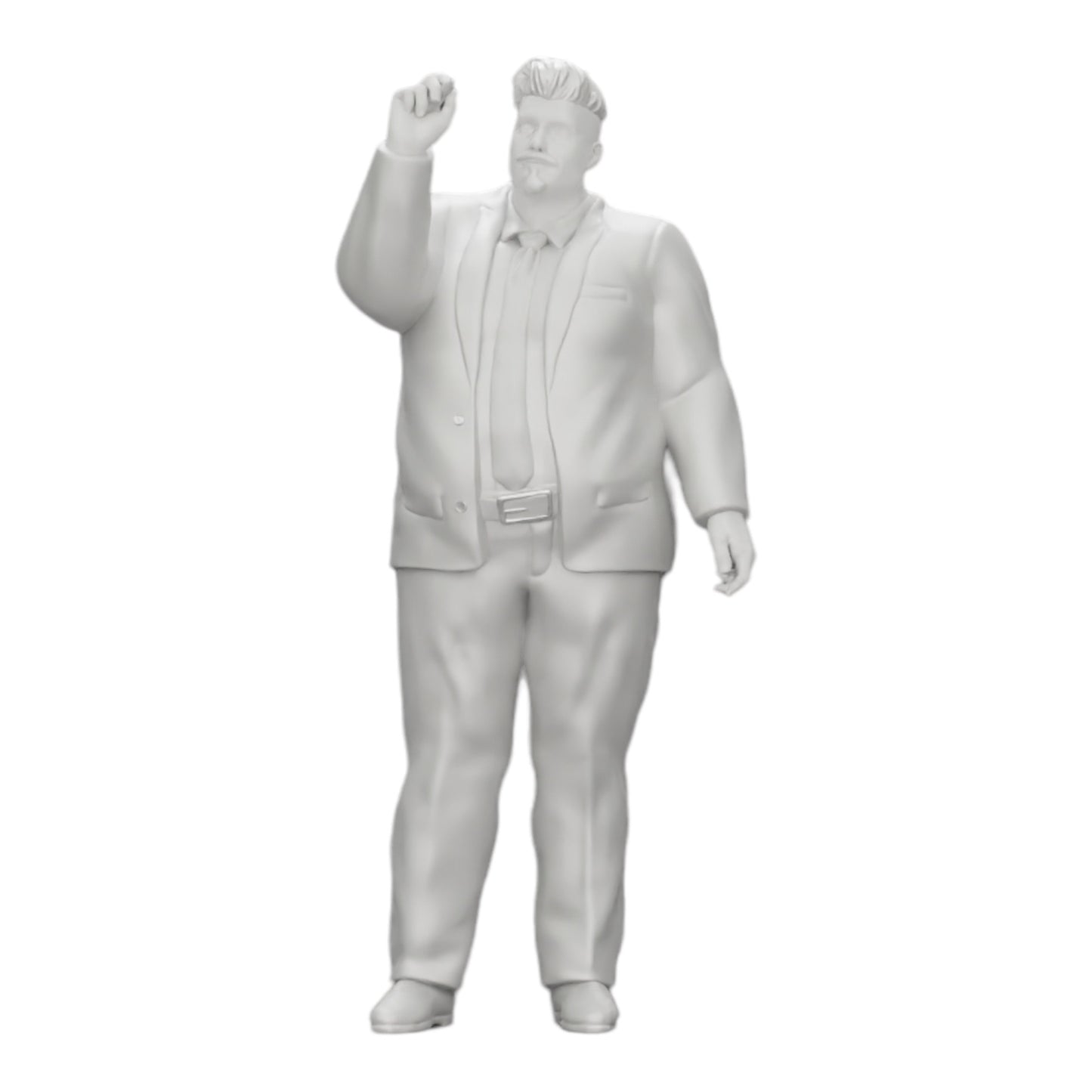 Imagem do produto de diorama: Empresário corpulento escrevendo no quadro branco (Ref Nr. A19)