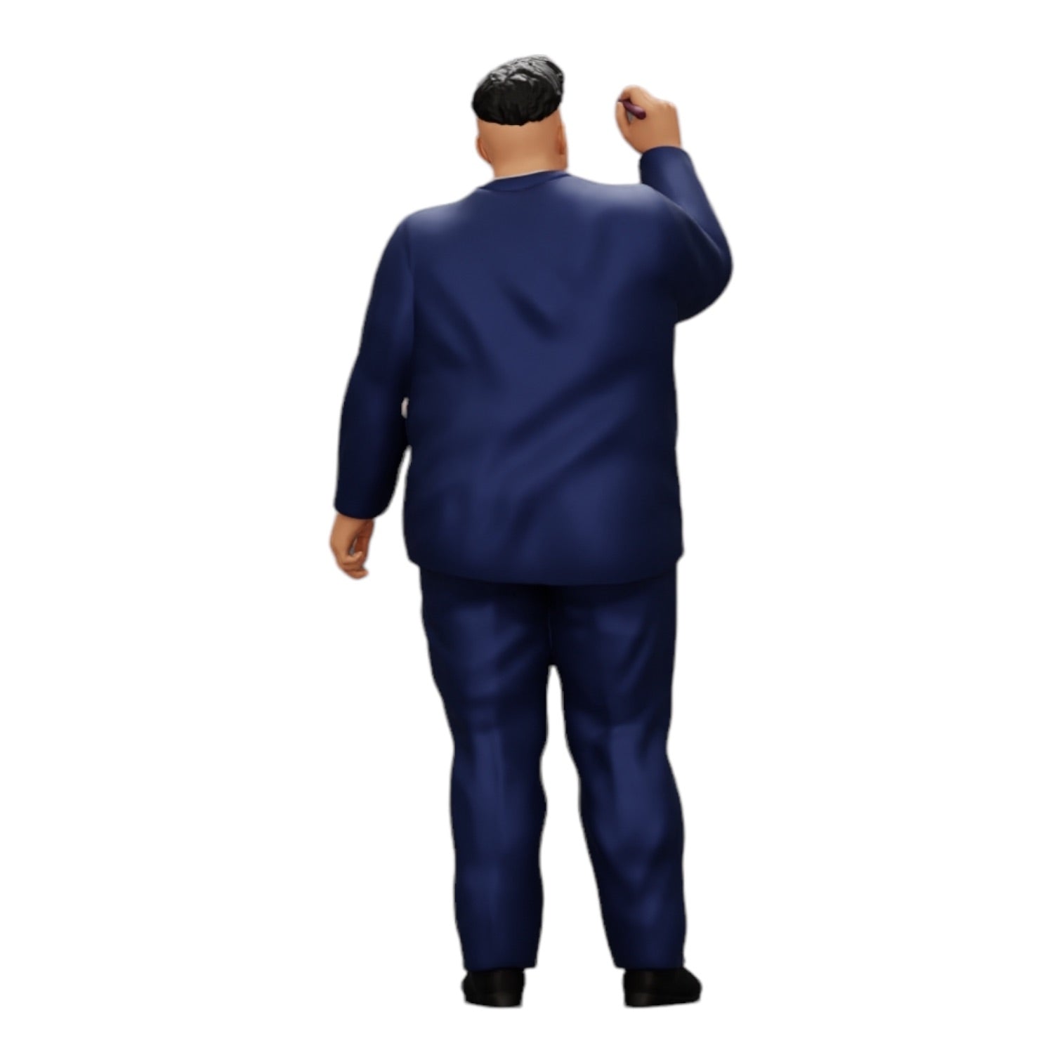 Foto del prodotto diorama modellistico 0: Uomo d'affari corpulento scrive su una lavagna (Rif. Nr. A19)