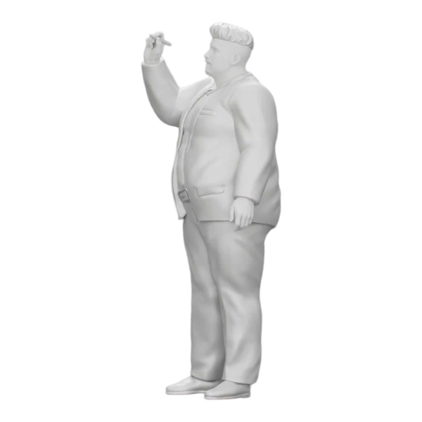 Imagem do produto de diorama: Empresário corpulento escrevendo no quadro branco (Ref Nr. A19)
