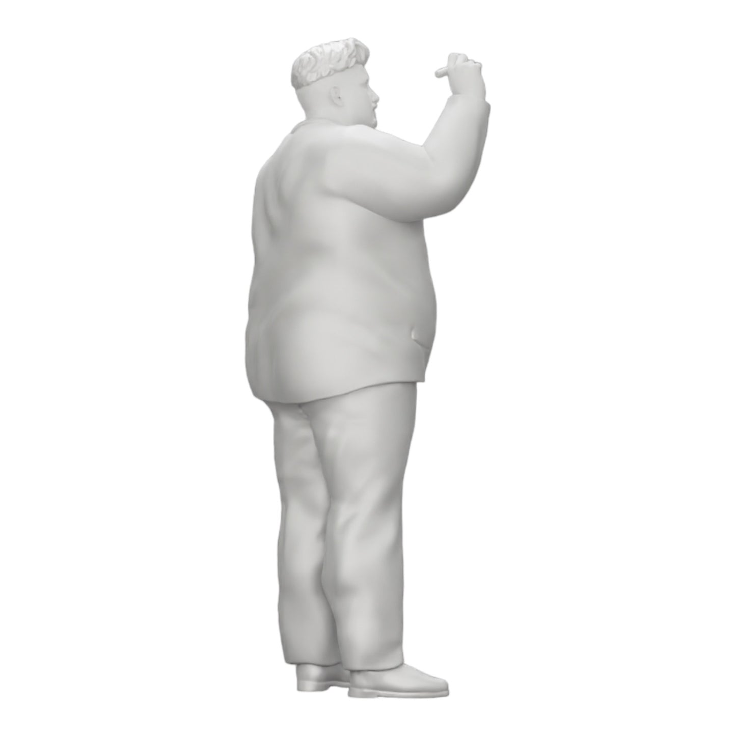 Imagem do produto de diorama: Empresário corpulento escrevendo no quadro branco (Ref Nr. A19)