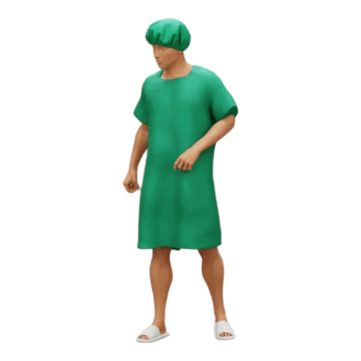 Model dioramy zdjęcie produktu 0: Pacjent w szpitalu w ruchu (Nr ref. A27)