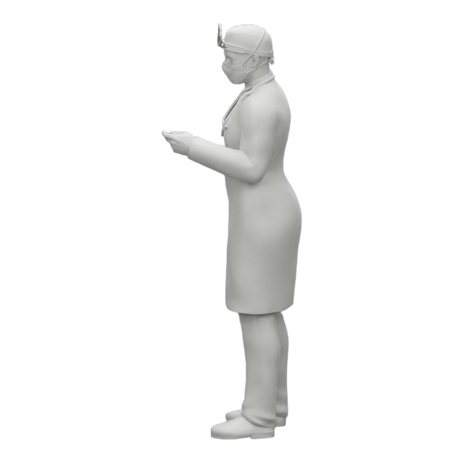 Foto del prodotto diorama modellistico 0: Chirurgo/Medico in ospedale con stetoscopio (Rif. Nr. A29)