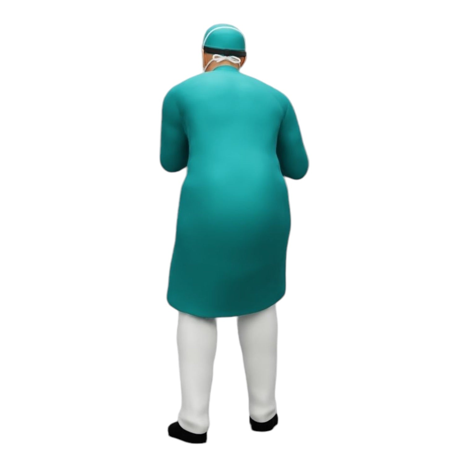 Diorama Modellbau Produktfoto 0: Chirurg/Arzt im Krankenhaus untersucht Patienten (Ref Nr. A30)