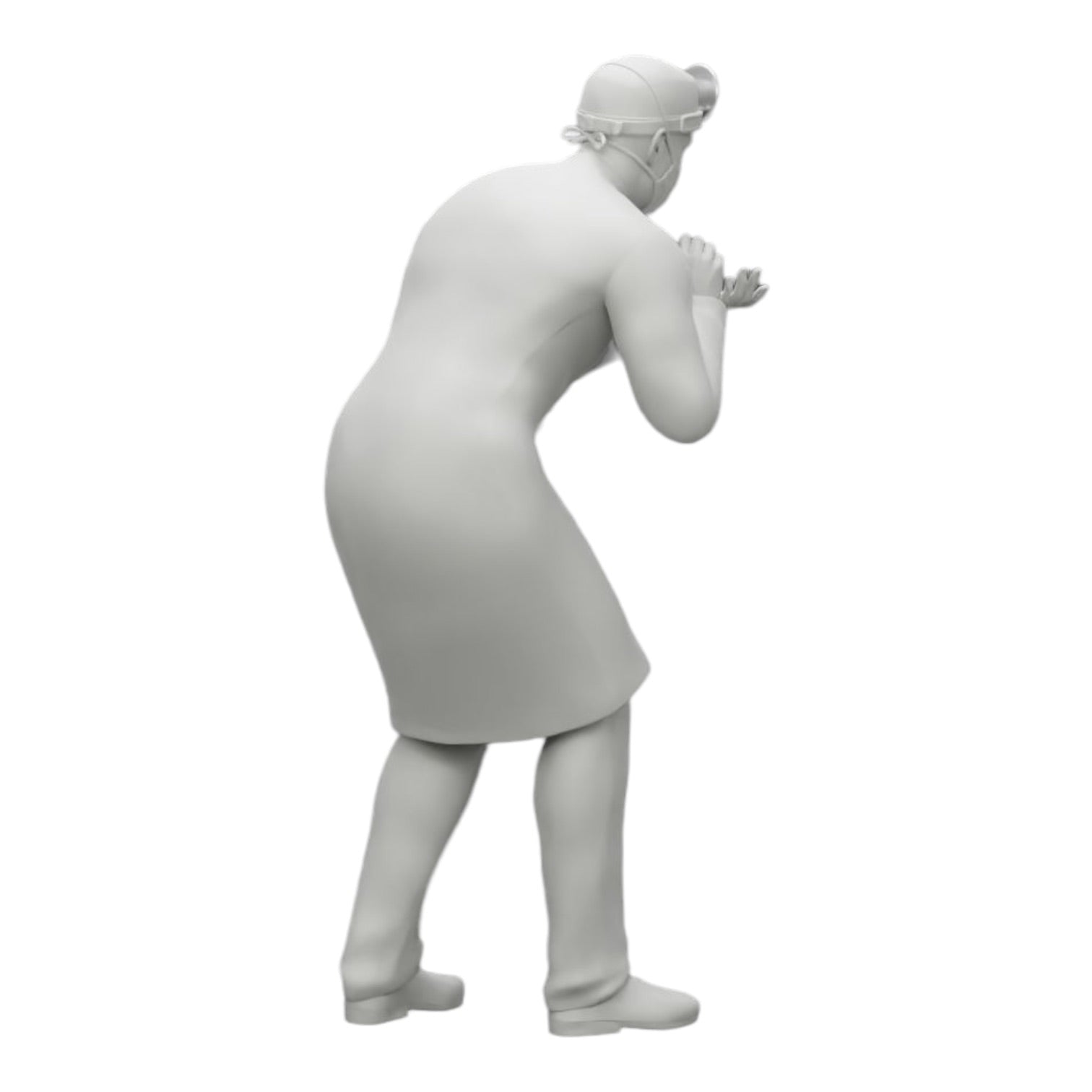 Diorama Modellbau Produktfoto 0: Chirurg/Arzt im Krankenhaus untersucht Patienten (Ref Nr. A30)