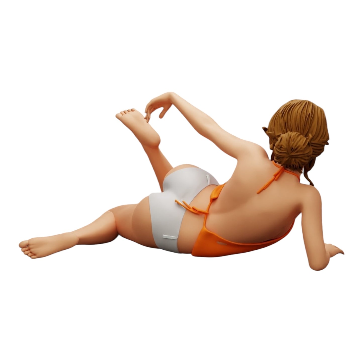 Modelo de diorama foto de produto 0: Rapariga sexy com óculos de sol e biquíni na praia (Ref Nr. A33)