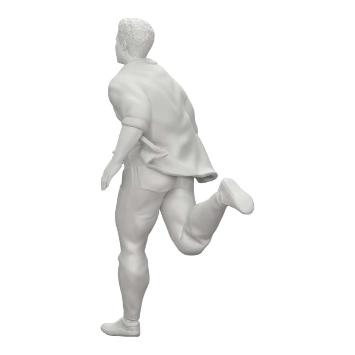 Foto do produto de diorama: Homem em camisa aberta foge da sua prisão (Ref Nr. A41)