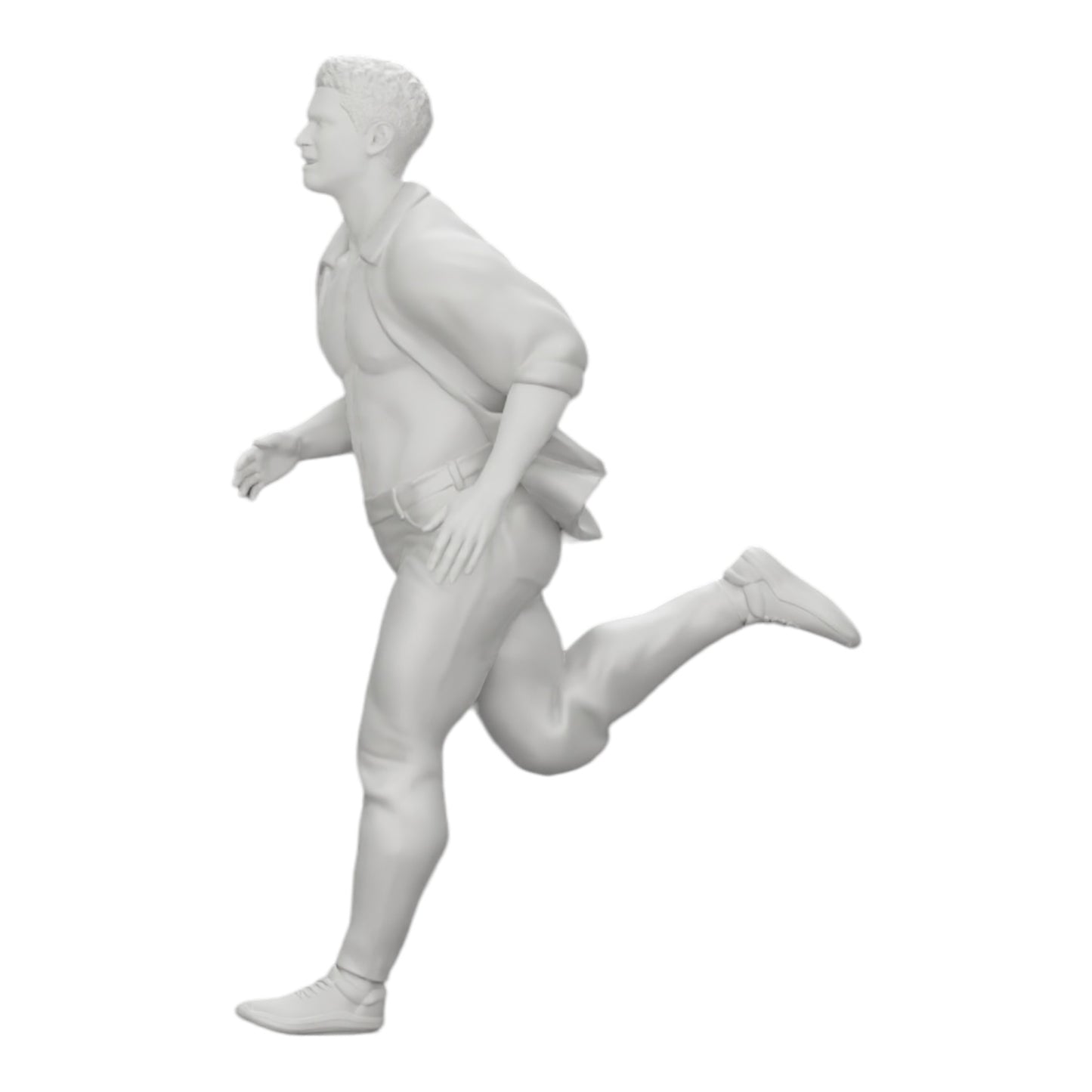 Foto do produto de diorama: Homem em camisa aberta foge da sua prisão (Ref Nr. A41)