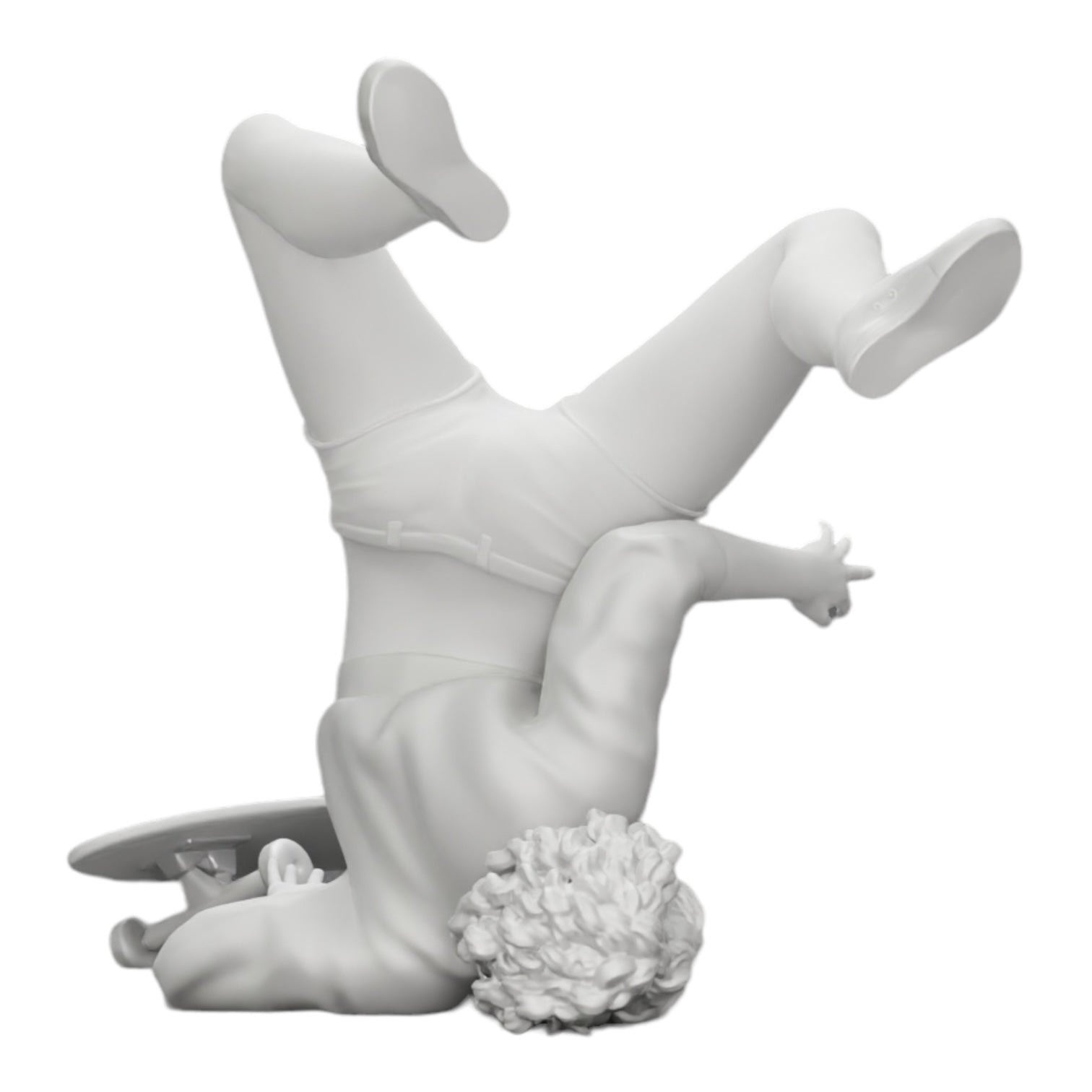 Diorama model building product photo 0: Girl with curly hair falls off skateboard while playing sports (Ref No. A44)