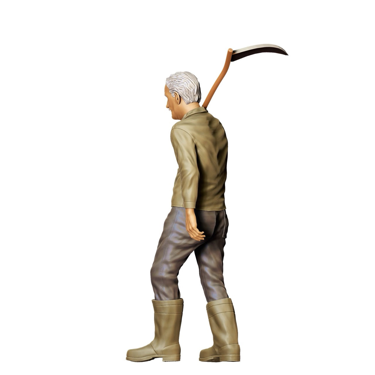 Miniatura: Agricultor com Foice A - Velho Fazendeiro em Ação (Nº 299)