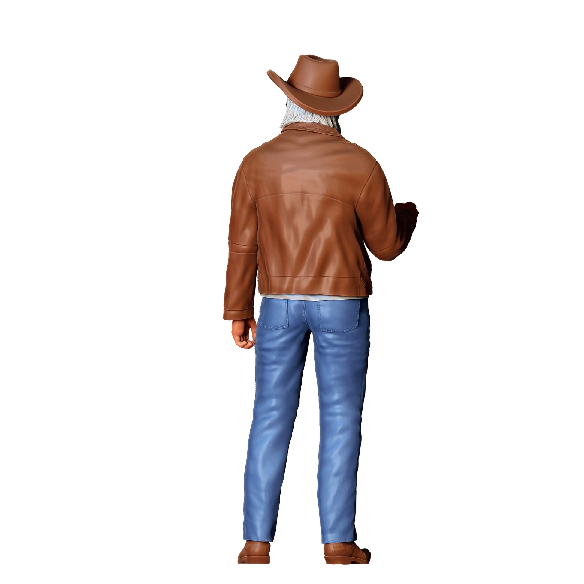 Diorama model building product photo 0: Man looking at car - car scene (Ref. No. 362)