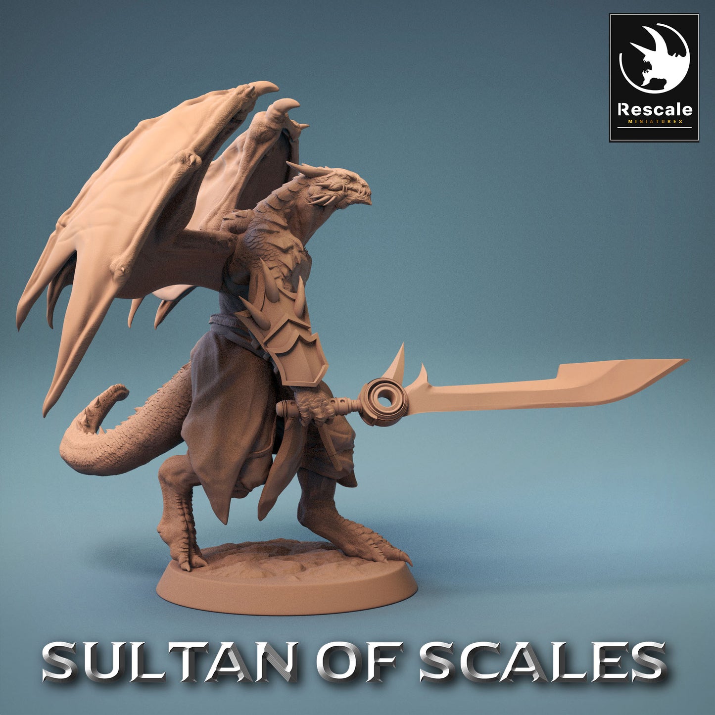 Soldado Dragão - Poderoso Guerreiro do Deserto - Dragonborn (F10)