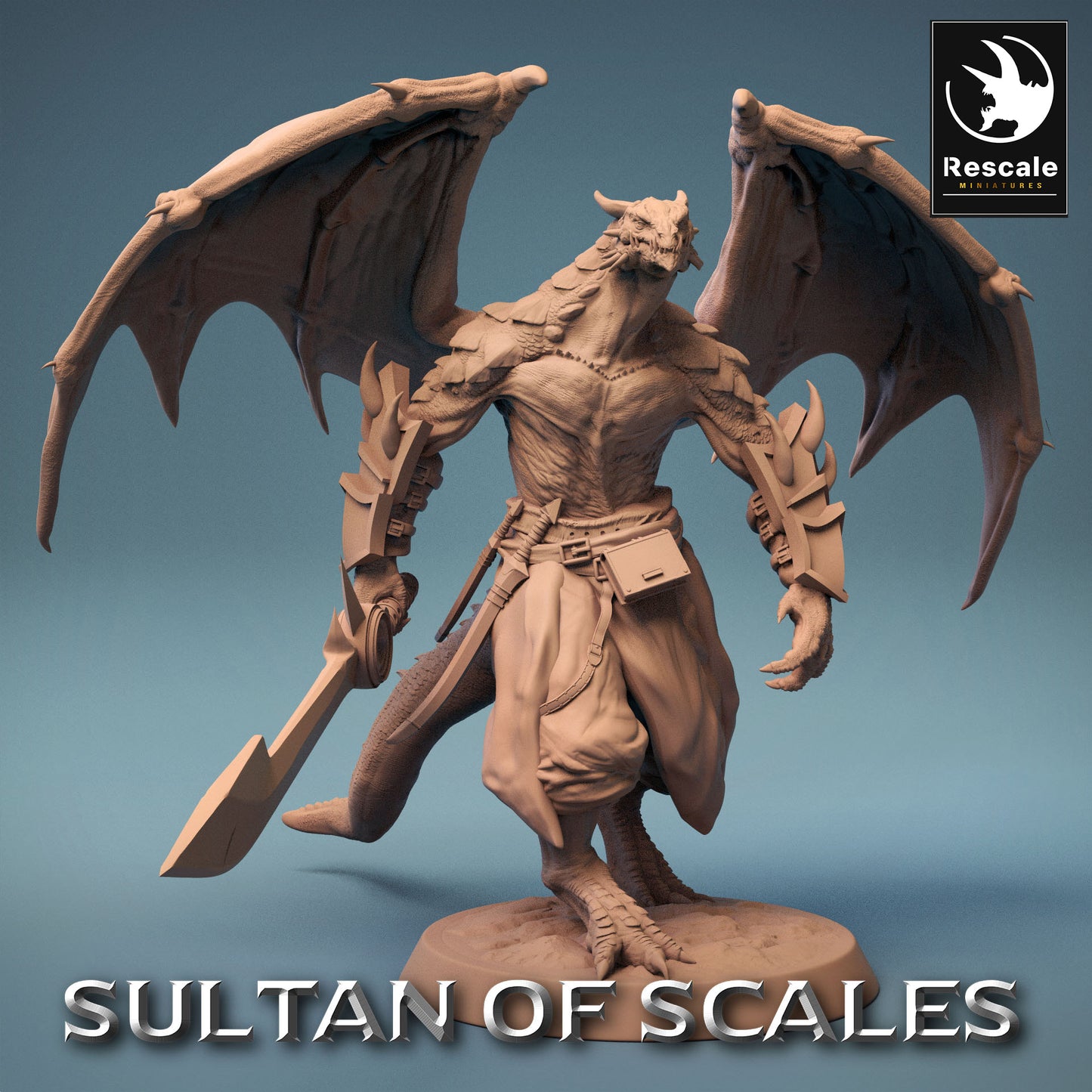 Soldado Dragão - Poderoso Guerreiro do Deserto - Dragonborn (F1)
