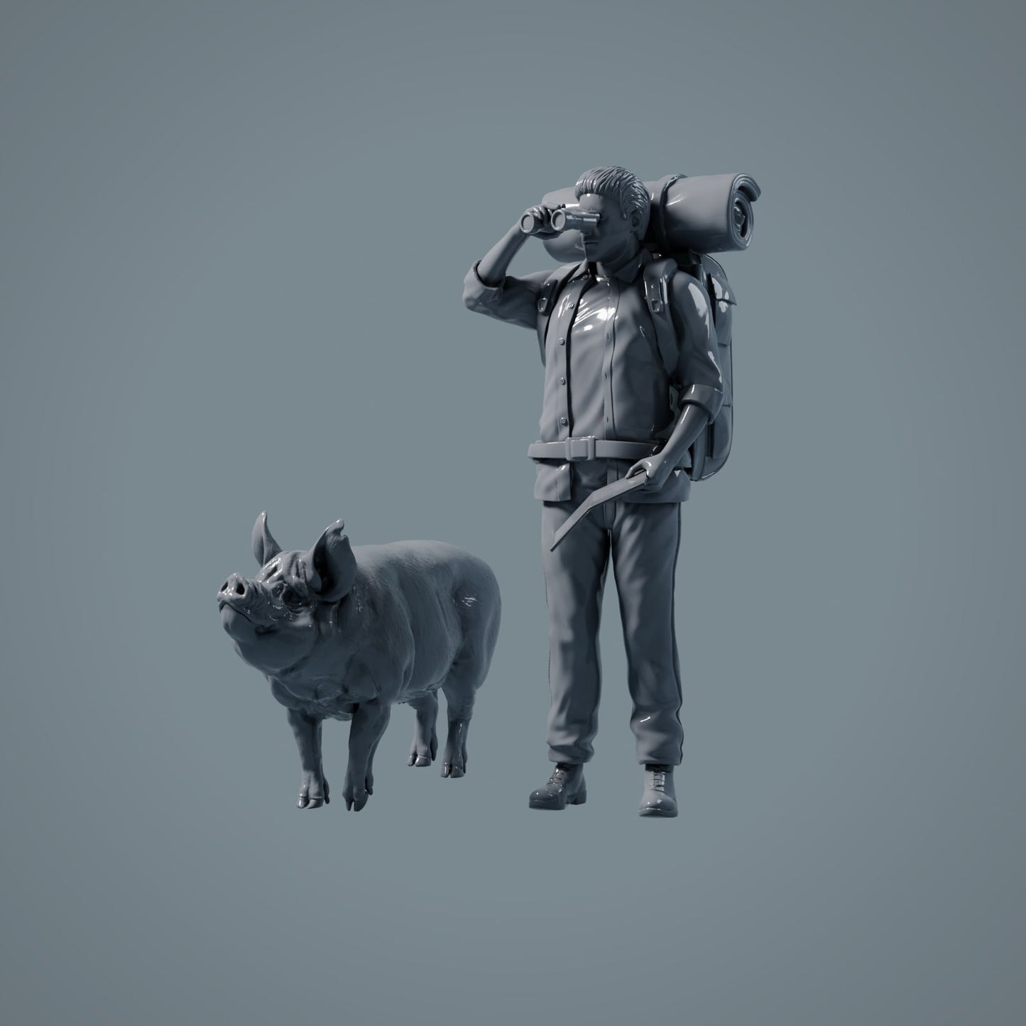 Φάρμα Ζώων Μινιατούρες: Αγριόχοιρος - Berkshire Pig (a039)