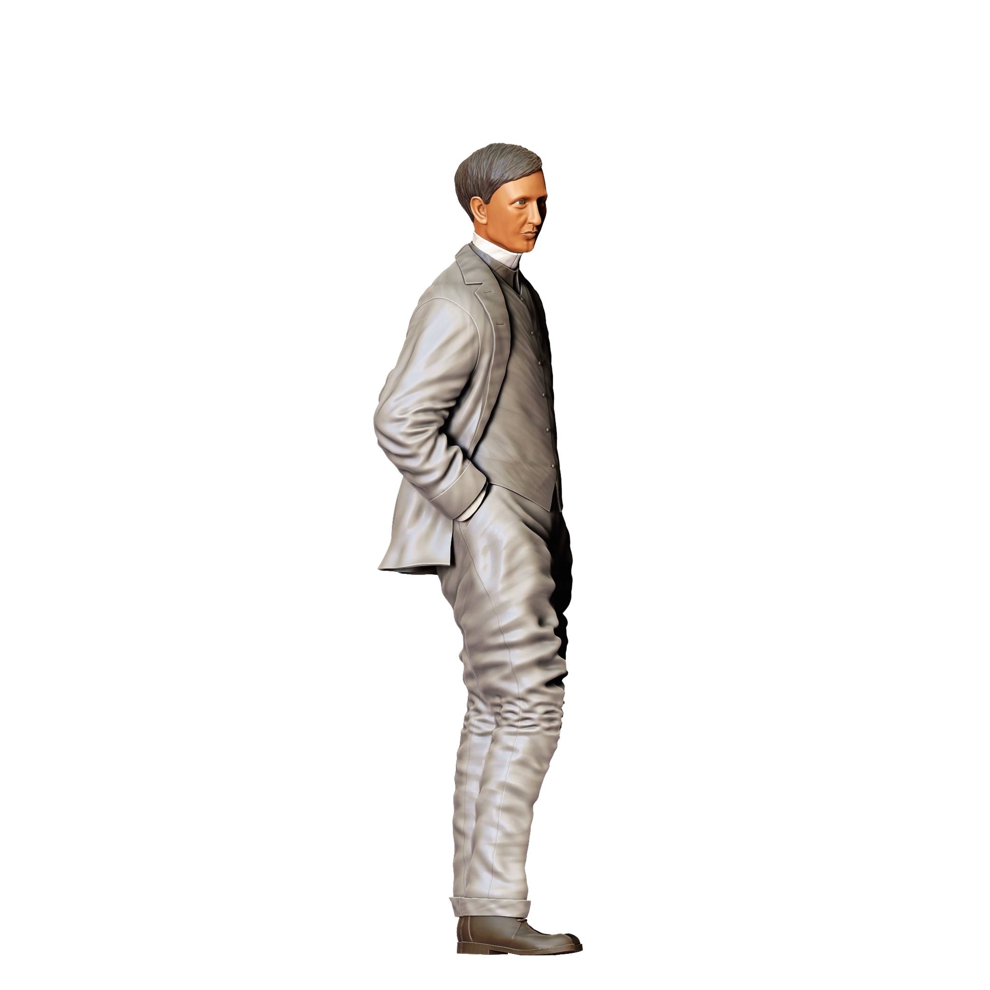 Diorama Model Building Product Photo 0: Old-Fashioned Man in Suit (Ref. No. 305)